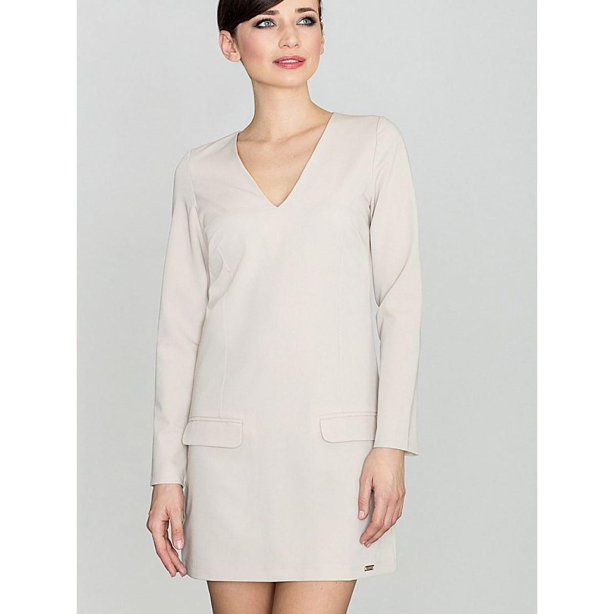 Lenitif, Kleider, Alltagskleid, Beige, (XL)