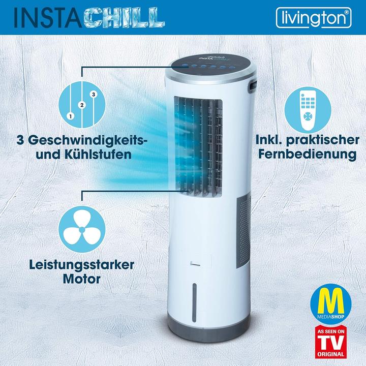 Produktbild Livington InstaChill - Mobiler Luftkühler mit Wasserkühlung