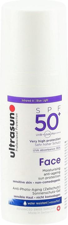 Actual product image Ultrasun Face (Sun cream face, SPF 50+, 50 ml, 92 g)