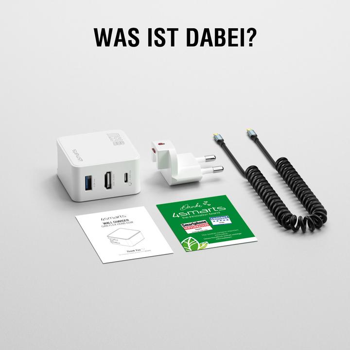 Produktbild 4smarts Netzladegerät (65 W, 3 Ports)