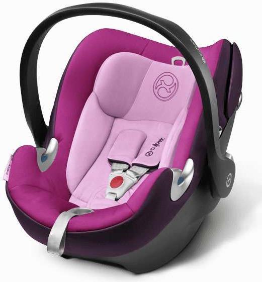 Actual product image Cybex Aton Q car seat Platinum Line Lollipop