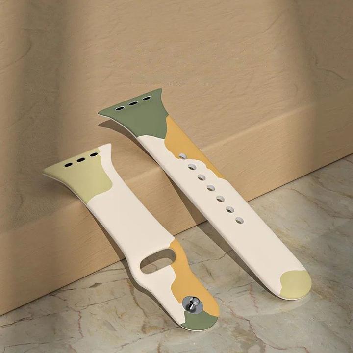 Actual product image Hurtel Strap Moro Band for Apple Watch Ultra / 9 / 8 / 7 / 6 / SE / 5 / 4 / 3 / 2 (49mm / 45mm / 44mm / 42m (49 mm, 45 mm, 42 mm, 44 mm, Plastic)