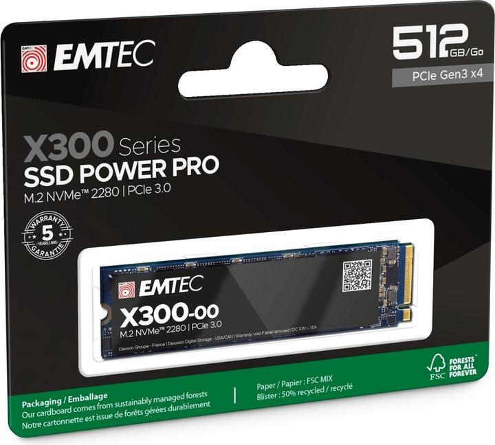 Produktbild Emtec Power Pro X300 (512 GB, M.2 2280)