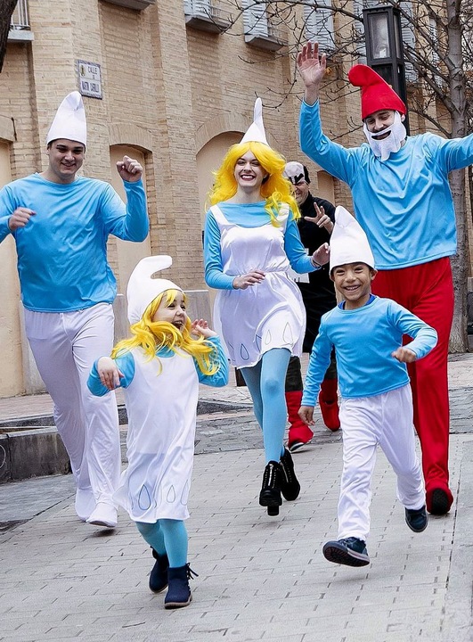 Produktbild Metamorph Die Schlümpfe – Schlumpf Kostüm für Kinder (140, 146, 152)