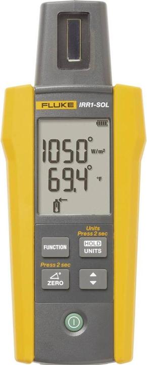Produktbild Fluke 393FC/IRR1-SOL Stromzange digital inkl. Einstrahlungsmessgerät CAT III 1500V (CAT III)