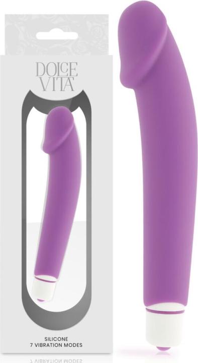 Actual product image Dolce Vita Realistic Purple Silicone
