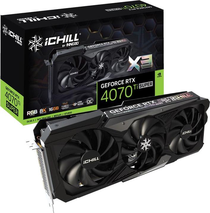 Produktbild Inno3D GeForce RTX 4070 Ti Super iChill X3 (16 GB)