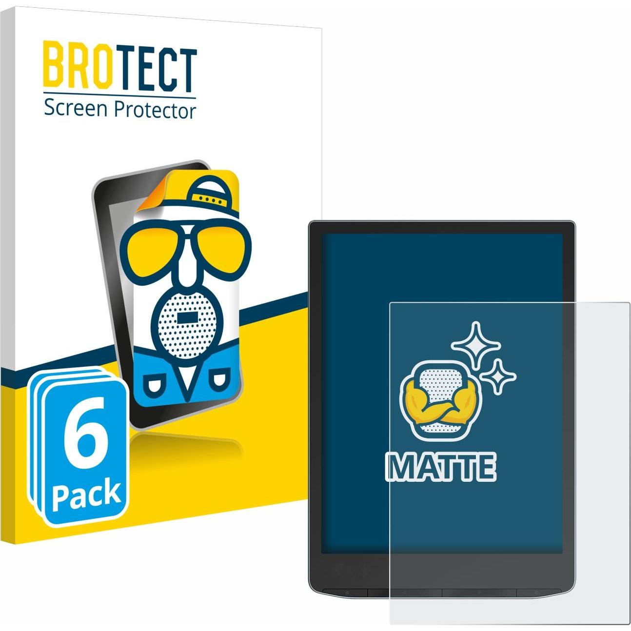 BROTECT Entspiegelungsfolie Displayschutz Displayschutzfolie Folie Matt, eReader Zubehör, Grau