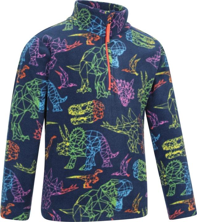 Immagine prodotto Mountain Warehouse Pursuit Felpa in Pile Dinosauro Mezza Cerniera Bambini (104)