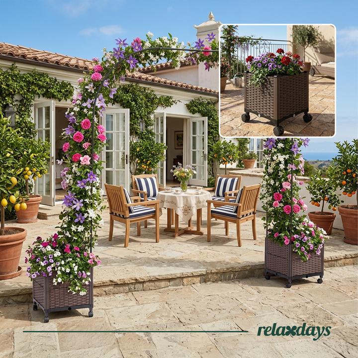 Produktbild Relaxdays Rosenbogen (40 cm, 282 cm)