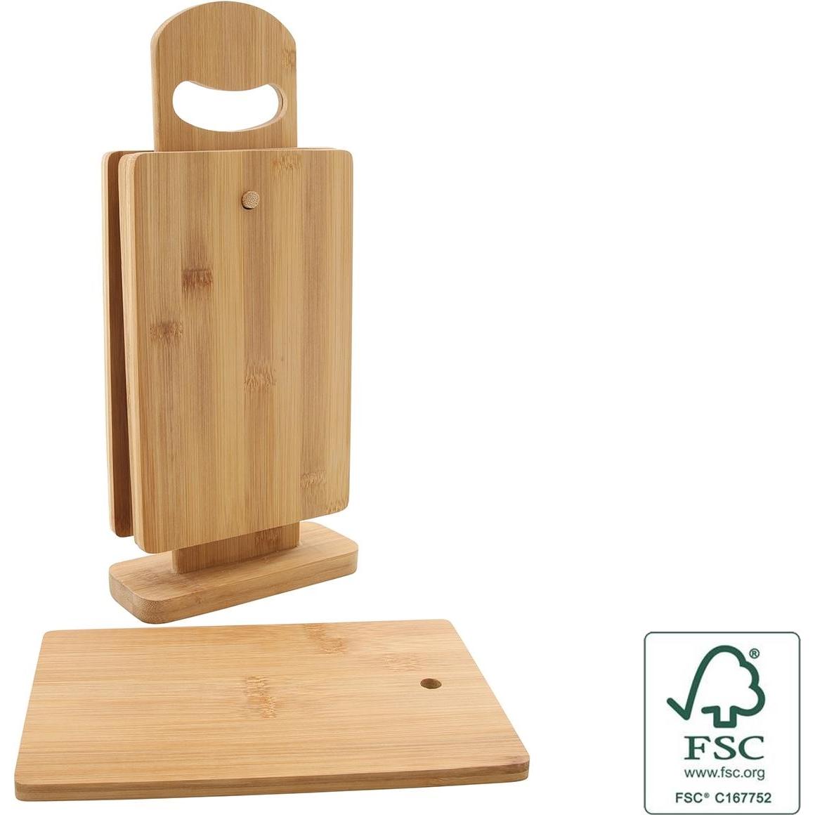 Thumbnail - neuetischkultur Schneidebrett-Set Bambus, Schneidebrett, Braun