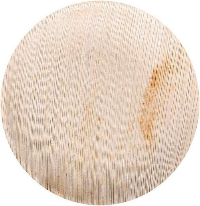 Naturestar Organic plate round palm leaf (100 x)