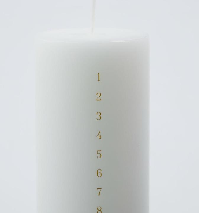 Image du produit House Doctor Bougie calendrier, HDForest, Blanc (1 pcs)