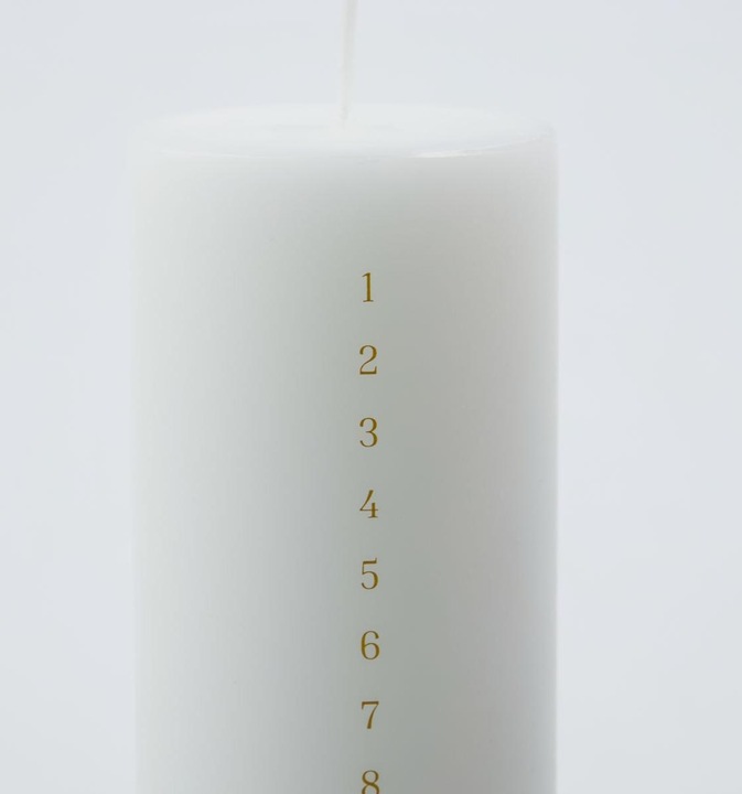 Image du produit House Doctor Bougie calendrier, HDForest, Blanc (1 pcs)