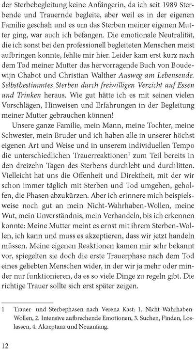 Produktbild Sterbefasten (Deutsch, Barbara Rütting, Christiane Zur Nieden, 2016)