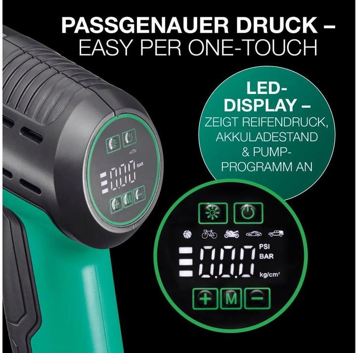 Produktbild Easymaxx Akku-Handsauger mit Kompressor 11.1 V, Schwarz