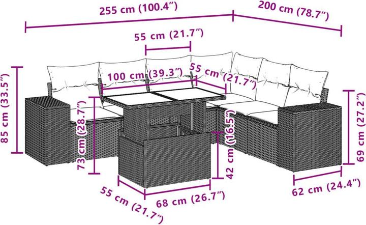 Produktbild vidaXL Aaron