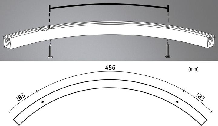 Actual product image Paulmann Lichtkanalsystem Linion Lichtkanal Ecke (1400 lm)