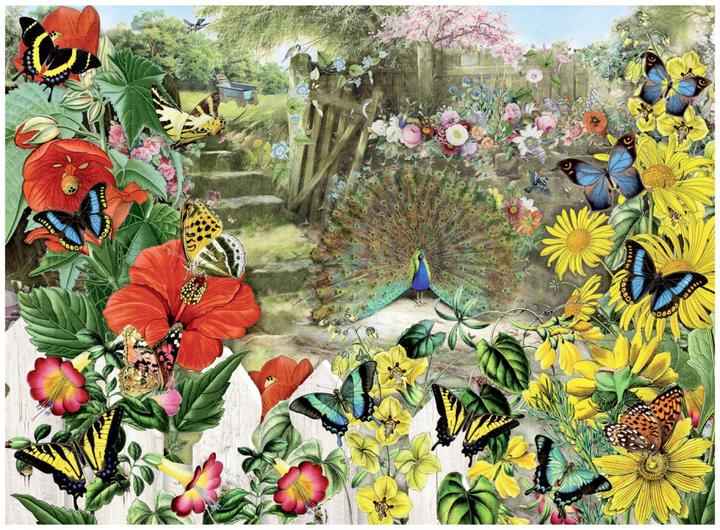Actual product image Anatolian 1084 Puzzle 1000 pcs. Peacock in the Garden (1000 pieces)
