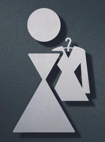 Produktbild Phos Hinweisschilder - Garderobe Damen