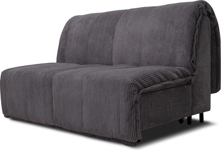 VitaliSpa Sofa "Malta", Grau, 148 cm mit Schlaffunktion