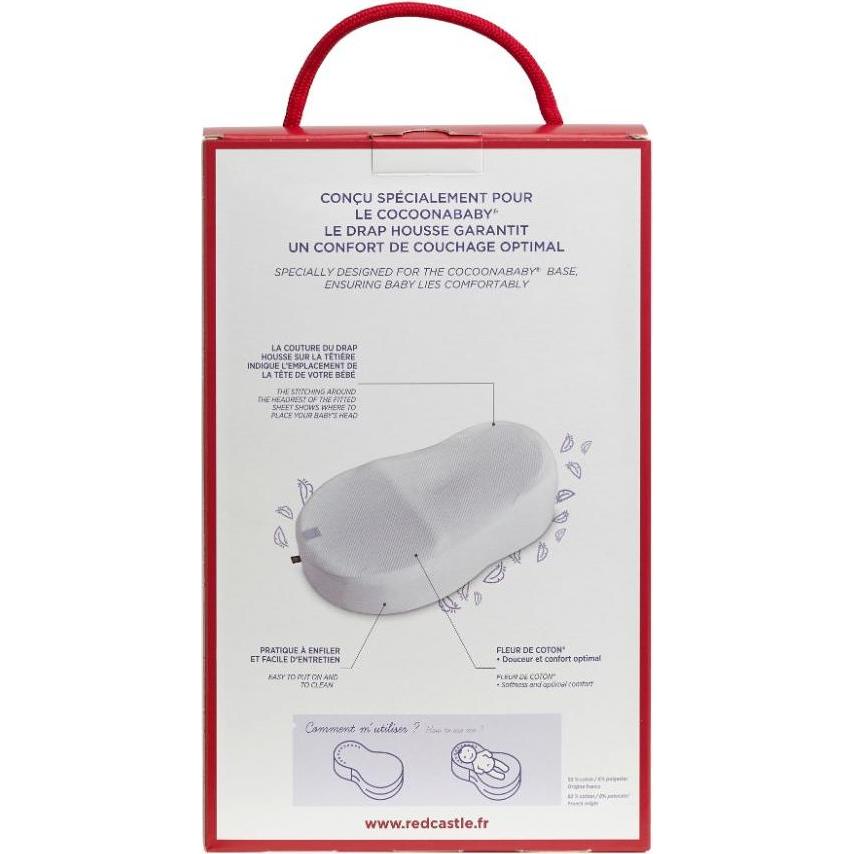 Red Castle fitted sheet for Cocoonababy buy at Galaxus