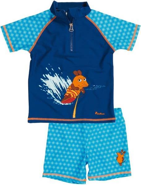 Actual product image Playshoes UV protection two-piece mush blue (74, 80)
