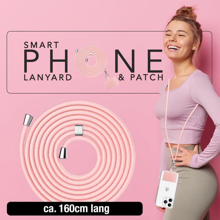 Image du produit Nalia Chaîne universelle pour téléphone portable à porter autour du cou avec pad