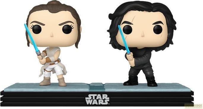 Immagine prodotto Funko Star Wars POP! Movie Moments Vinyl Wackelkopf Figuren Doppelpack Kylo & Rey 9 cm