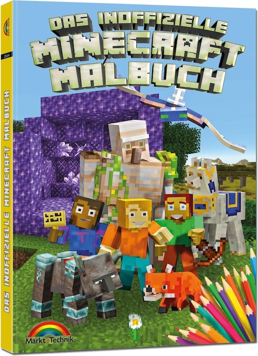 The unofficial Minecraft colouring book for kids and teens - to colour in the Minecraft world