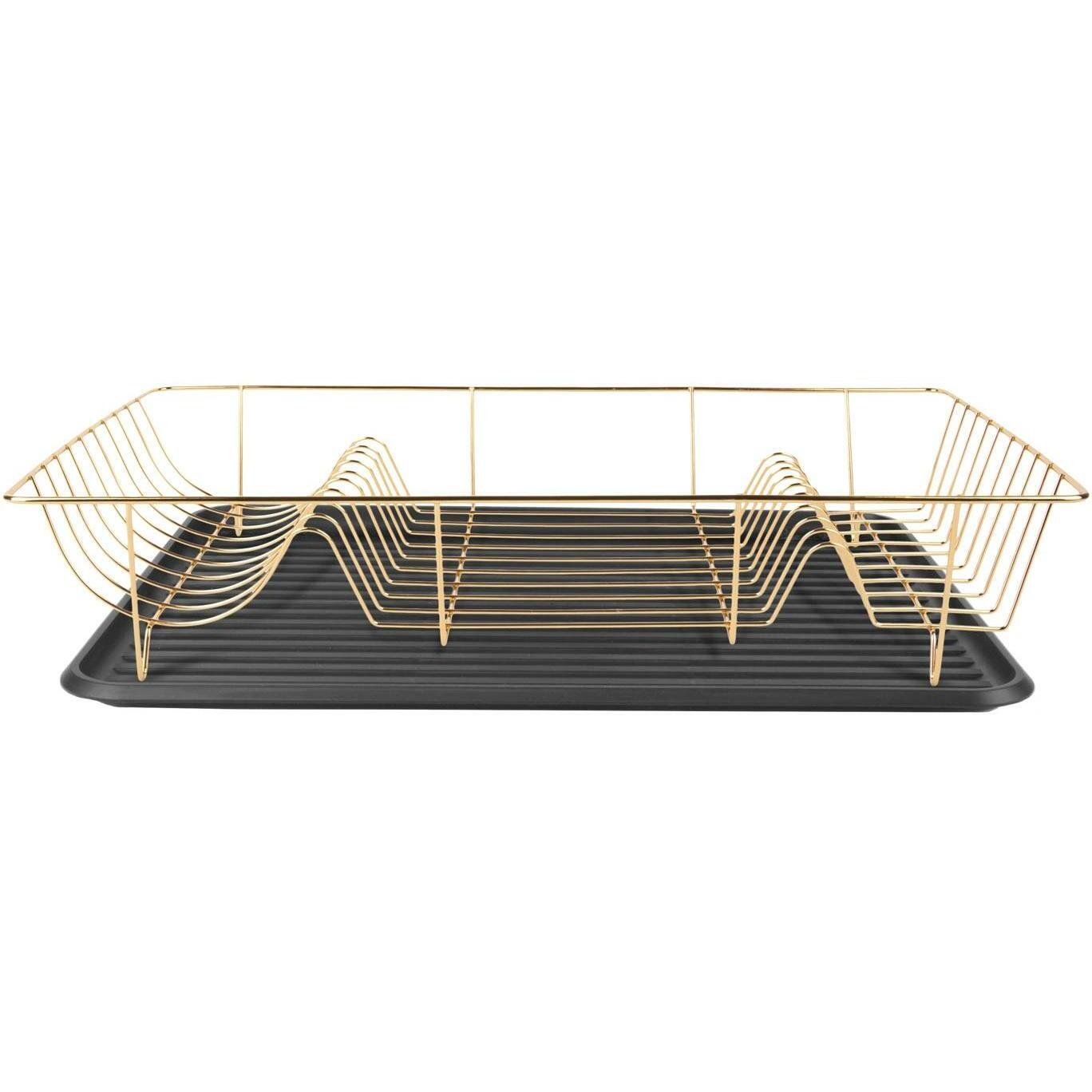 Thumbnail - present time Dish Rack Linea, Abtropfgestell, Gold