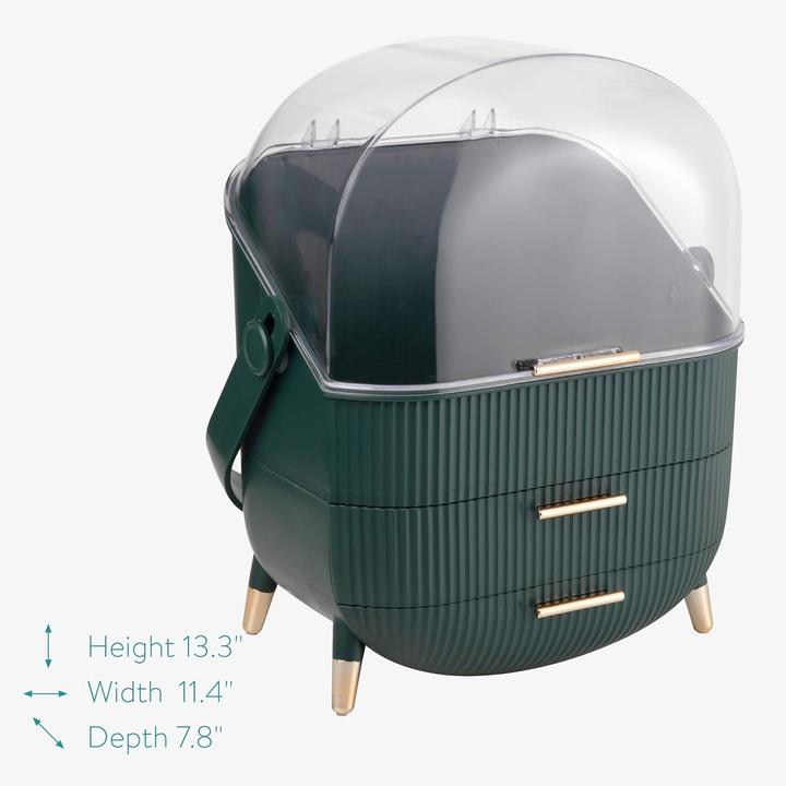 Immagine prodotto Navaris Make-Up Organizer mit 2 Schubladen