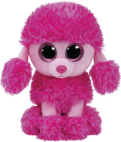 Produktbild Ty Beanie Boos Big Eyed pink Patsy the poodle (15 cm)