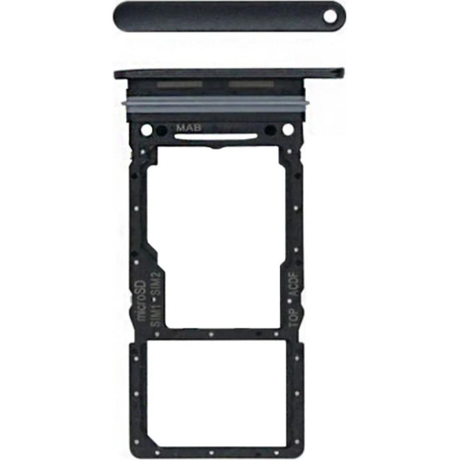 Samsung Vassoio SIM DS per A346B Galaxy A34 5G - nero (Porta SIM), Pezzi di ricambio per dispositivi mobili, Nero