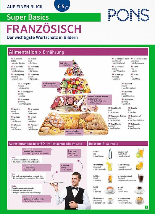 Produktbild Super Basics auf einen Blick Französisch (Französisch, Deutsch, 2018)
