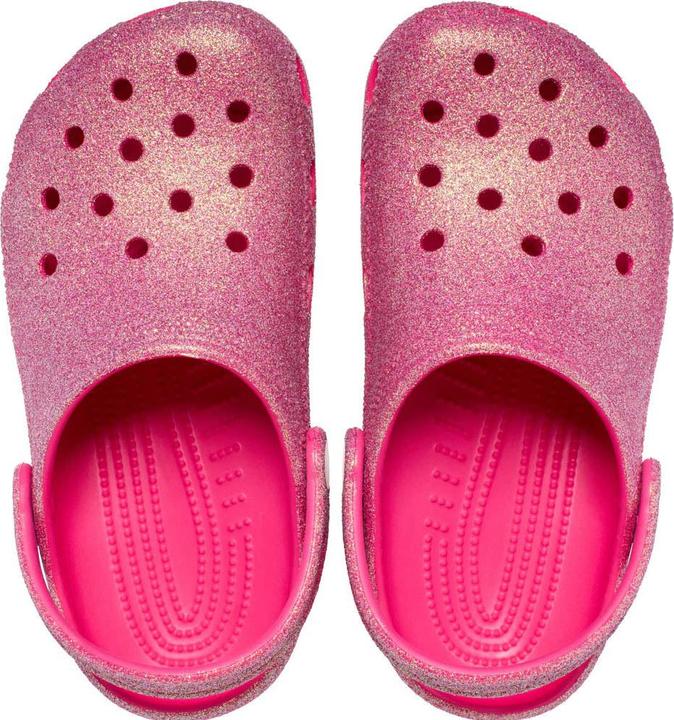 Actual product image Crocs K's Classic IridesGlitter Clog (33)