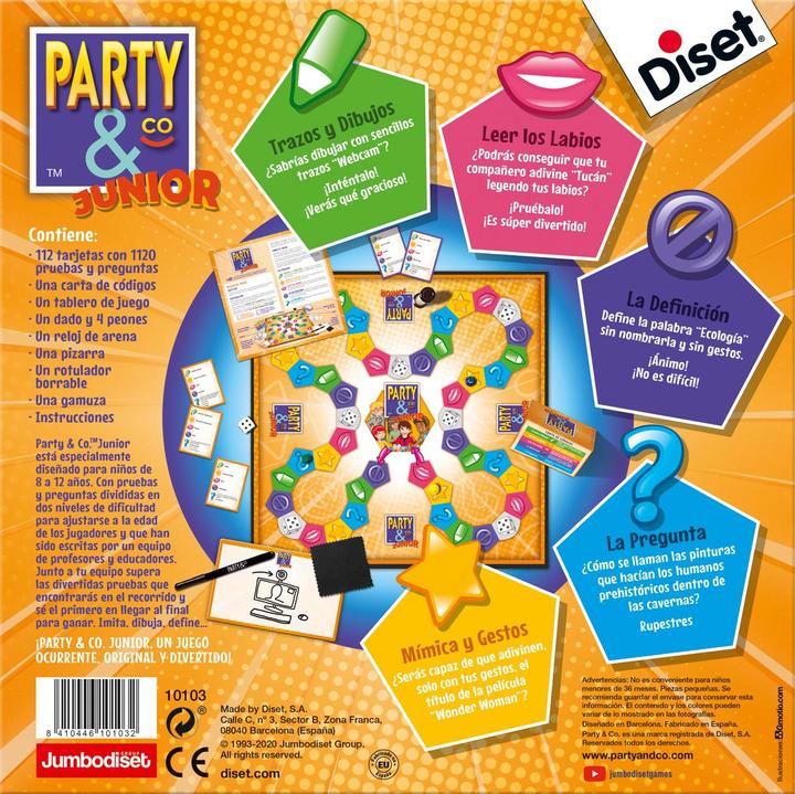 Produktbild Diset Tischspiel Party & Co Junior (ES) (Spanisch, 4 - 20 Spieler)