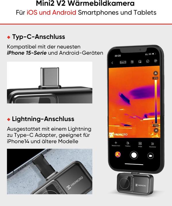 Immagine prodotto Hikmicro Handy Wärmebildkamera