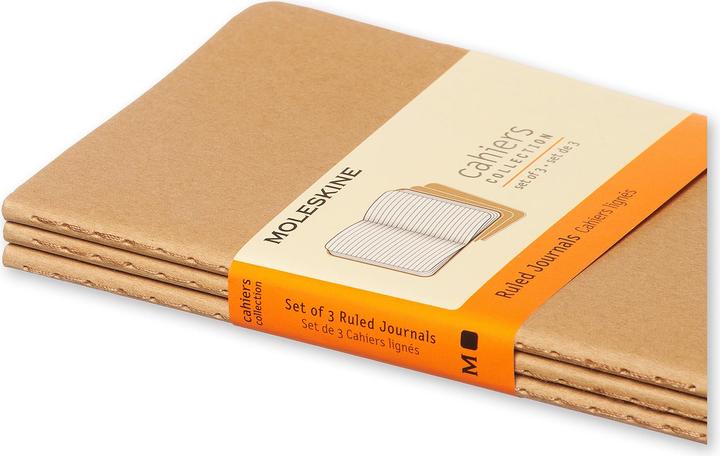 Immagine prodotto Moleskine Set tascabile Cahier di 3 (A6, Righe, Copertina morbida)