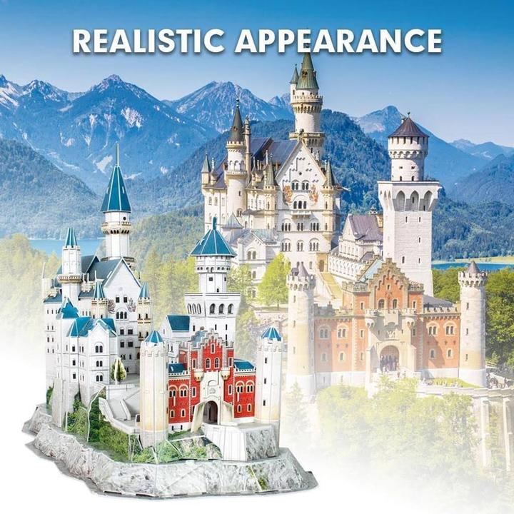 Actual product image Cubicfun 3d Puzzle Neuschwanstein Castle (121 pieces)