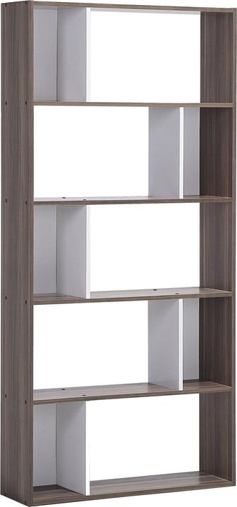 holzfarbig, Weiss