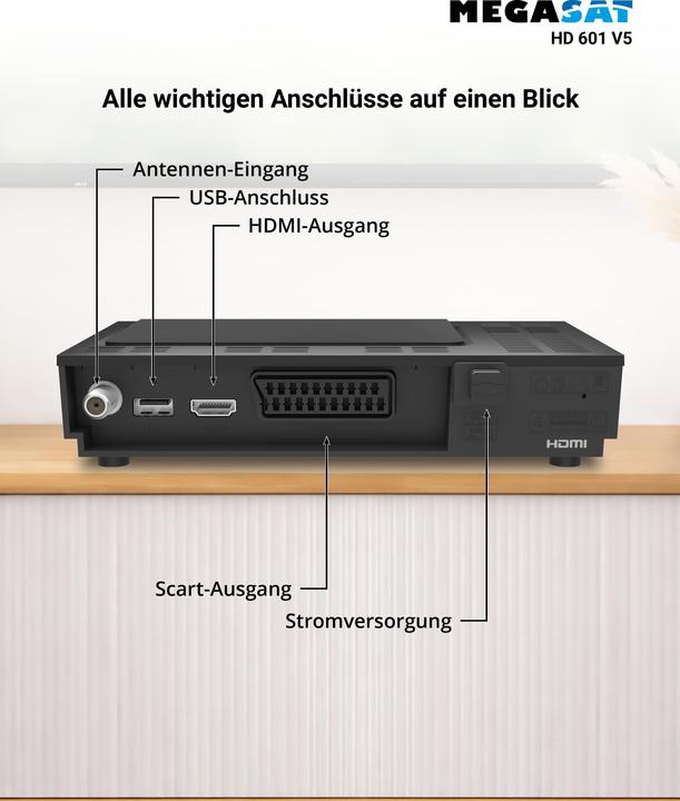 Produktbild Megasat HD 601 V5 (DVB-S, DVB-S2)