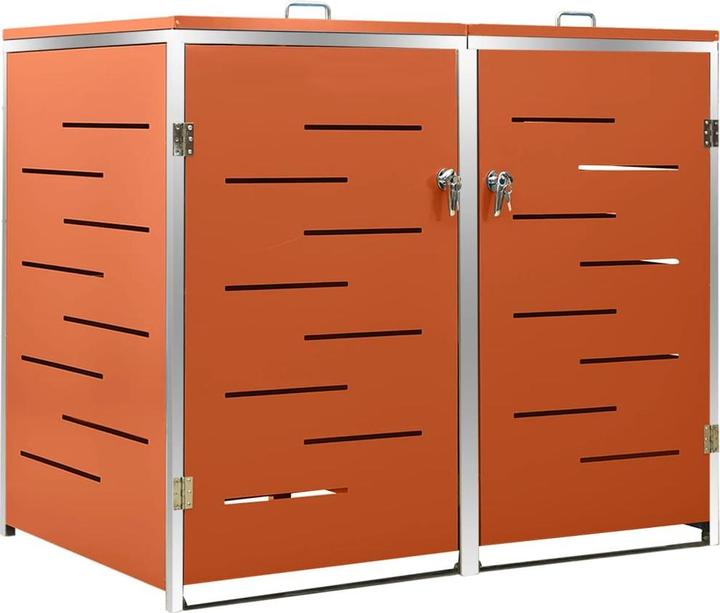 Actual product image vidaXL Mülltonnenbox