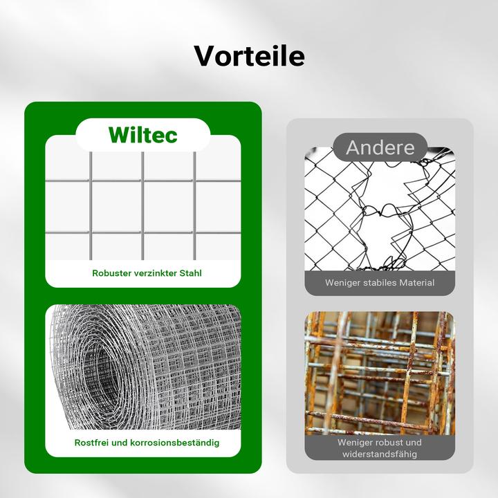 Produktbild Wiltec Maschendrahtzaun