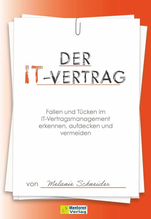 Actual product image Der IT-Vertrag (German, Melanie Schneider, 2024)
