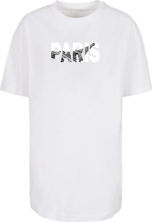 Merchcode Ladies Paris Eiffel Tower Oversized Boyfriend Tee - 118473 (M)