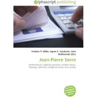 Jean-Pierre Serre, Fachbücher von Agnes F. Vandome, Frederic P. Miller, John McBrewster