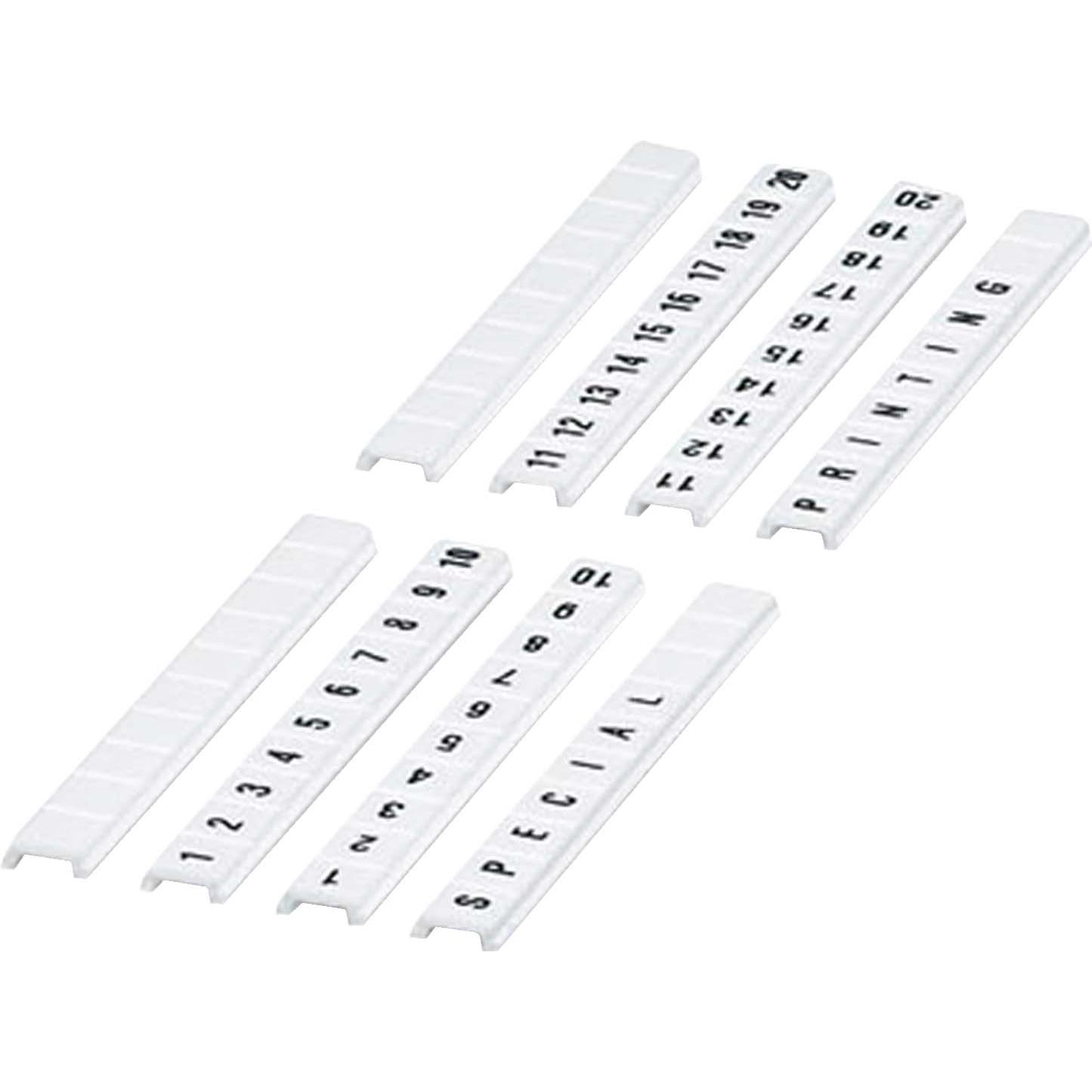 10x Schneider Electric Clip-In, Serverschrank Zubehör, Weiss