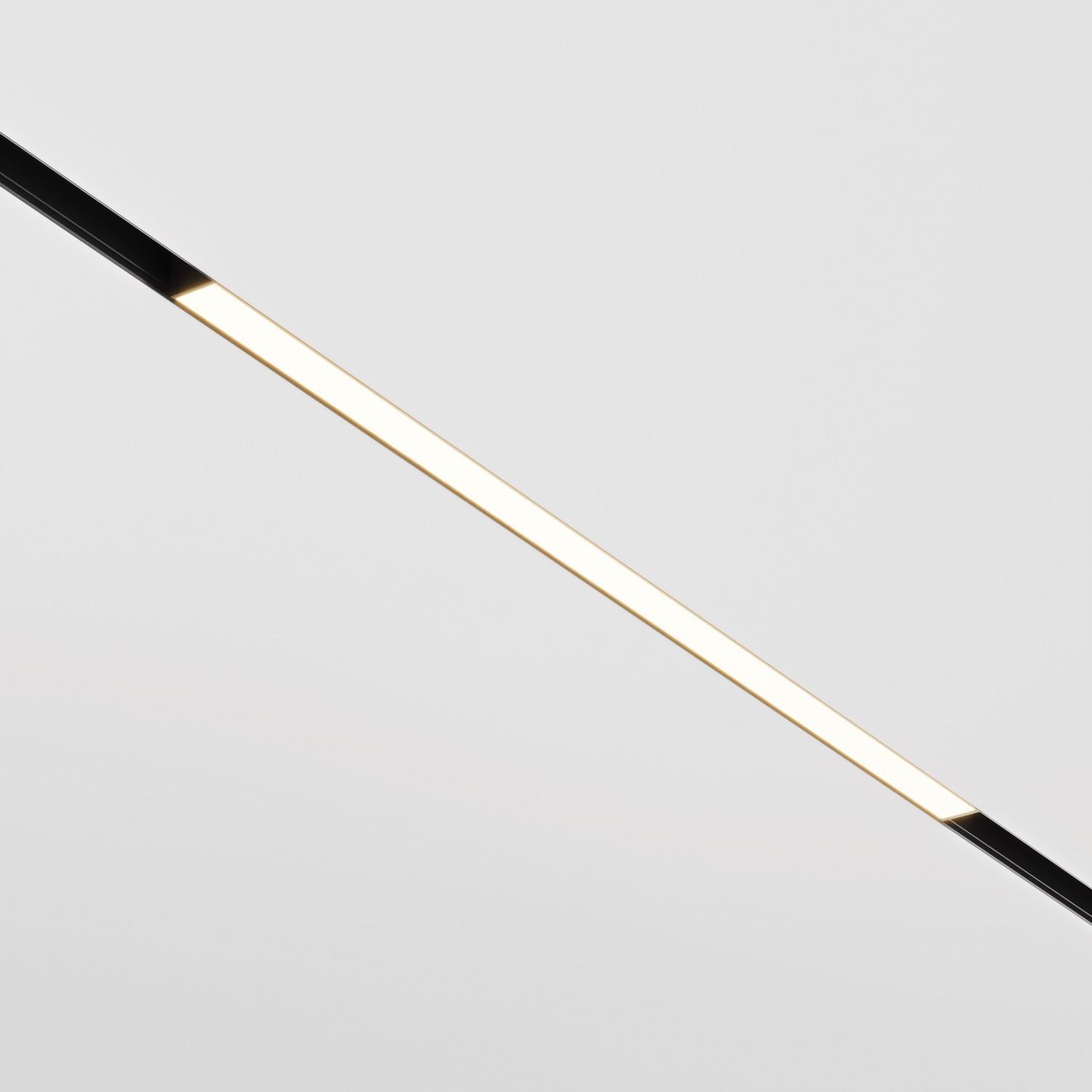 Maytoni, Zubehör Beleuchtung, Basis Magnet-Schinensystem EXILITY 48V LED Stromschienenleuchte 24W 3000K Schwarz 90Ra War...