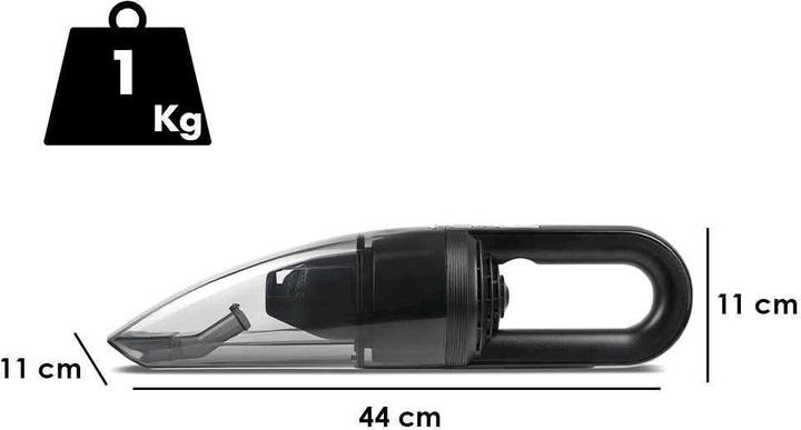 Actual product image Girmi AP1600 Portable Rechargeable Solid-Liquid Vacuum Cleaner